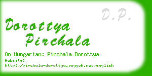 dorottya pirchala business card